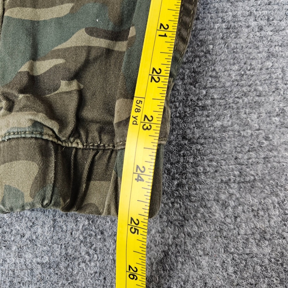 Levis Boys Camo Jogger Pants Green Brown Size 12 Reg Elastic Waist Drawstring - Picture 2 of 10